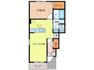 近鉄弥富駅 徒歩18分 1階の物件間取画像